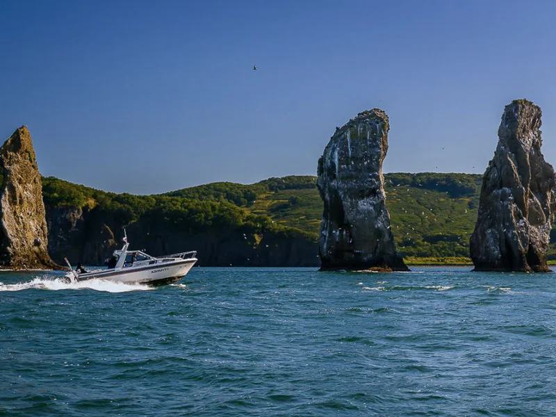 Морская прогулка в Бухту Русскую: высадка, рыбалка и крабовое сафари — фото 3, Камчатка | Покатаем