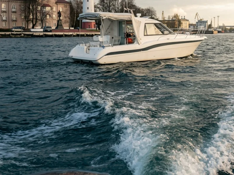 По морским просторам на катере из Балтийска — фото 7, Калининград | Покатаем