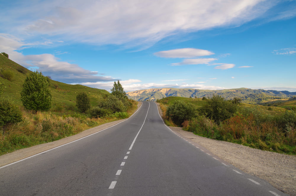 Дорога в Кахетии