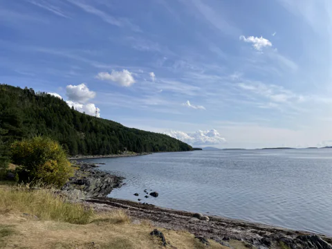 Кандалакша и Белое море с горы Волосяной
