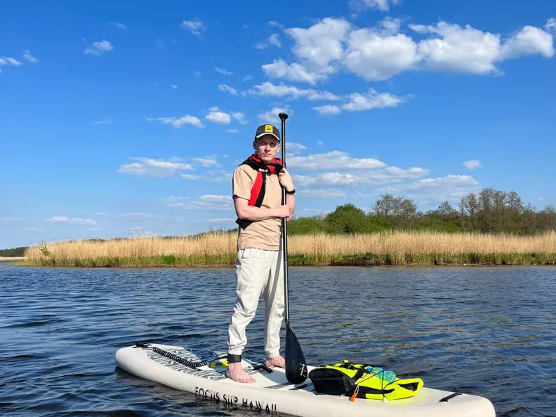 SUP-прогулка по реке Тростянка — фото 5, Зеленоградск | Покатаем