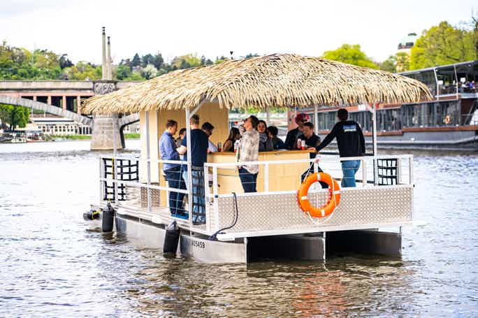 Tiki Boat: The Floating Bar