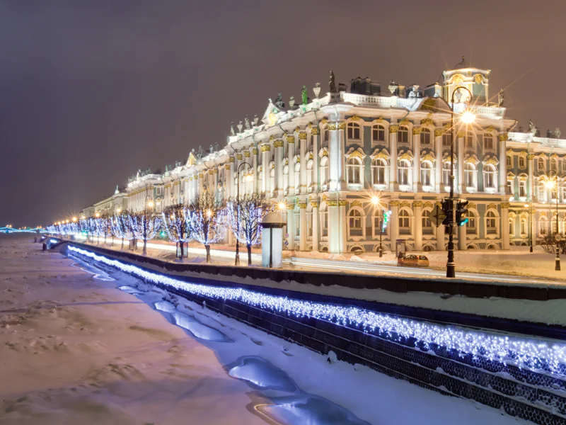 Ночная новогодняя автобусная экскурсия — фото 2, Санкт-Петербург | Покатаем