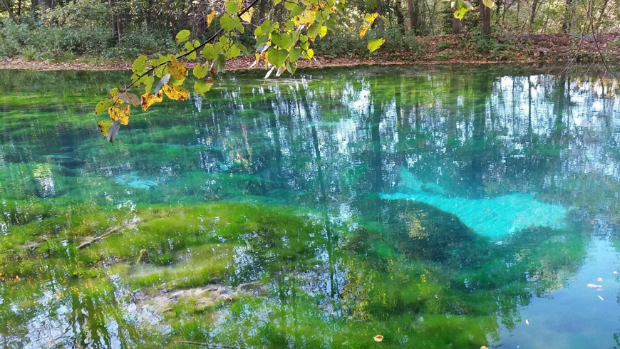 Голубые озера — природное чудо близ Казани