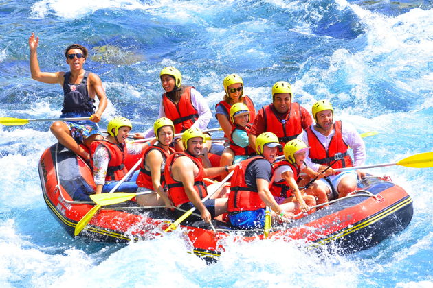 Экстремальный комбо-тур из Сиде: рафтинг + багги или квадроцикл + зиплайн +