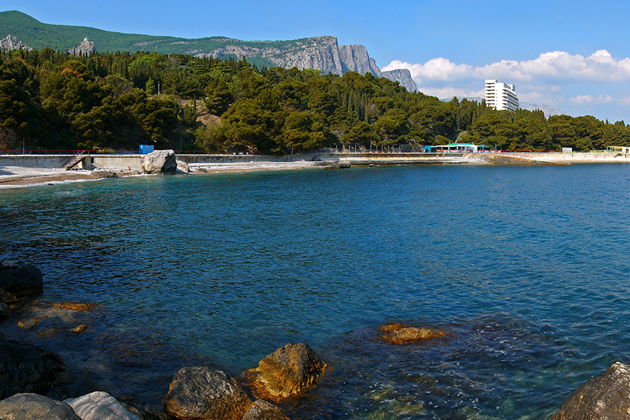 Виды Уникальный Форос: долины, море, горы, пещеры, имения.