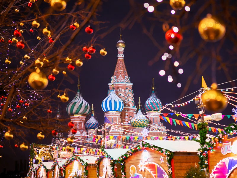 Новогодняя ночь на улицах города - экскурсия в Москва, Россия