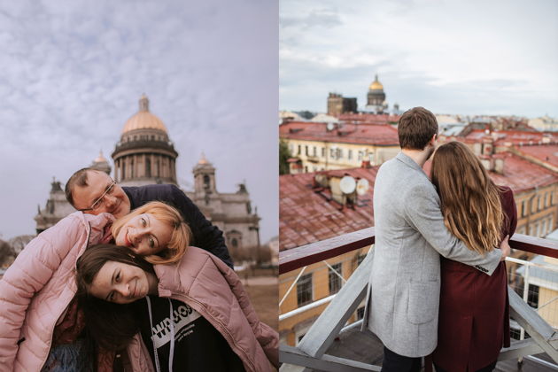 Виды Фотопрогулка: питерские улочки и терасса с видом на Исаакий