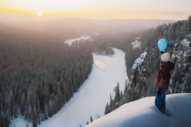 Виды 4в1: Усьвинские столбы, Каменный город, гора Крестовая, «Сердце Пармы» 
