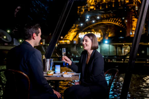 Evening Romantic Dinner Cruise on the River Seine