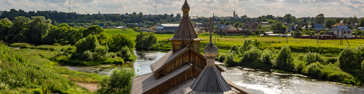 По Боровску с местным жителем