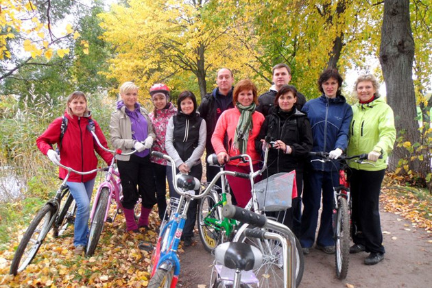 Велосипедная экскурсия по паркам Петергофа «Фонтанный водовод»