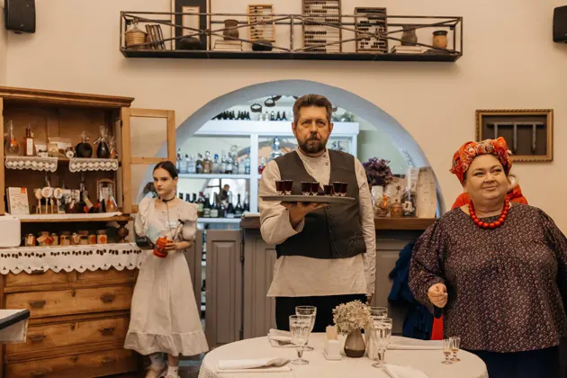 Интерактивная  программа с Купчихой «Костромской обед» — фото 3