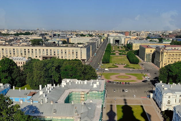 Виды Подъём на смотровую площадку Смольного собора