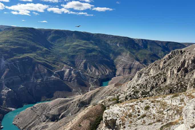 По каньонам и пустыне — Сулакский каньон и бархан Сарыкум из Дербента