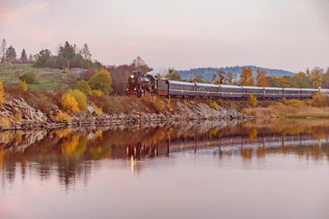 Ретропоезд, олени, водопады и увеличенное время в парке Рускеала
