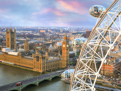 Выше птичьего полета: колесо обозрения London Eye