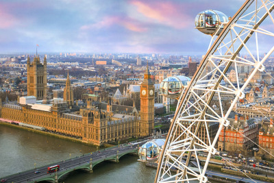 Выше птичьего полета: колесо обозрения London Eye — Лондон