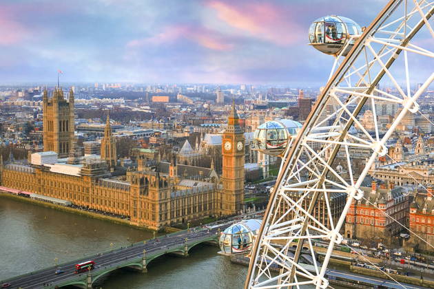 Выше птичьего полета: колесо обозрения London Eye