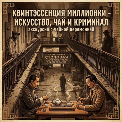 Искусство, чай и криминал — квинтэссенция Миллионки (+ чайная церемония)
