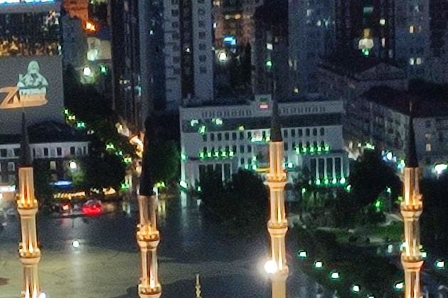 Виды Жемчужина Чечни: озеро Кезеной-Ам и вечерний Грозный