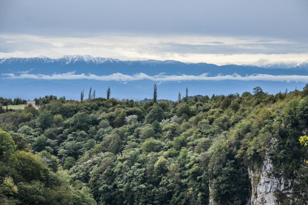 Виды Каньоны Кутаиси и Монастырь Моцамета 