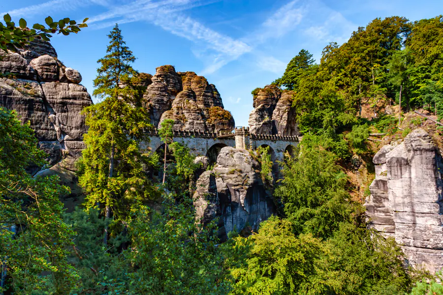 Саксонская Швейцария: заповедник Бастай и крепость Кёнигштайн — фото 1