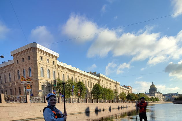 Виды Прогулка на САП к Новой Голландии