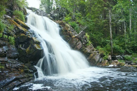 Самые красивые водопады Карелии