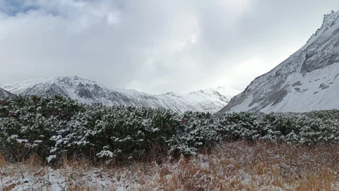 Горный массив Вачкажец «под снежным покрывалом»