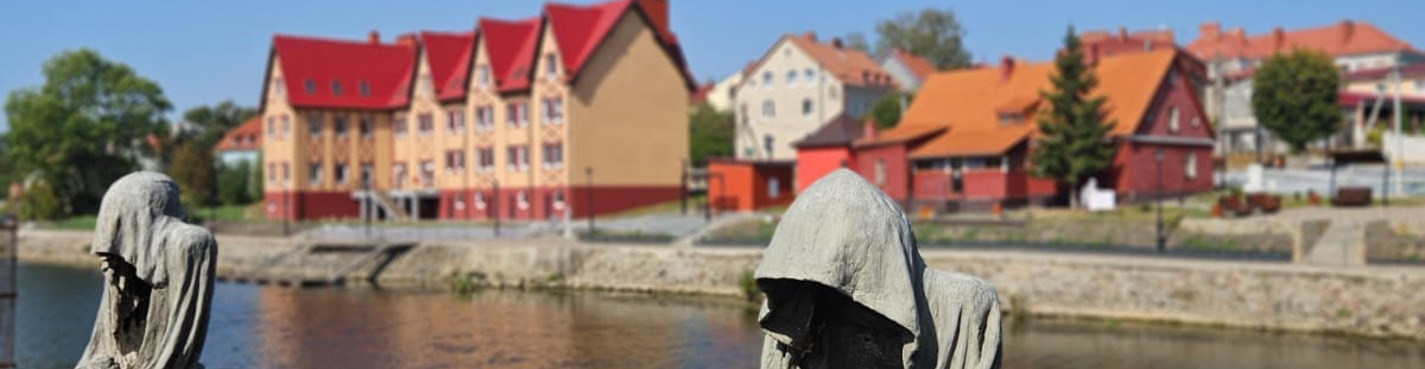 Путешествие по городам Пруссии, замок Тапиау и руины замка Гердауэн