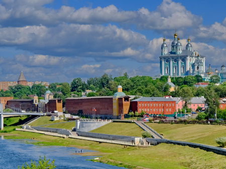 Набережная реки Днепр