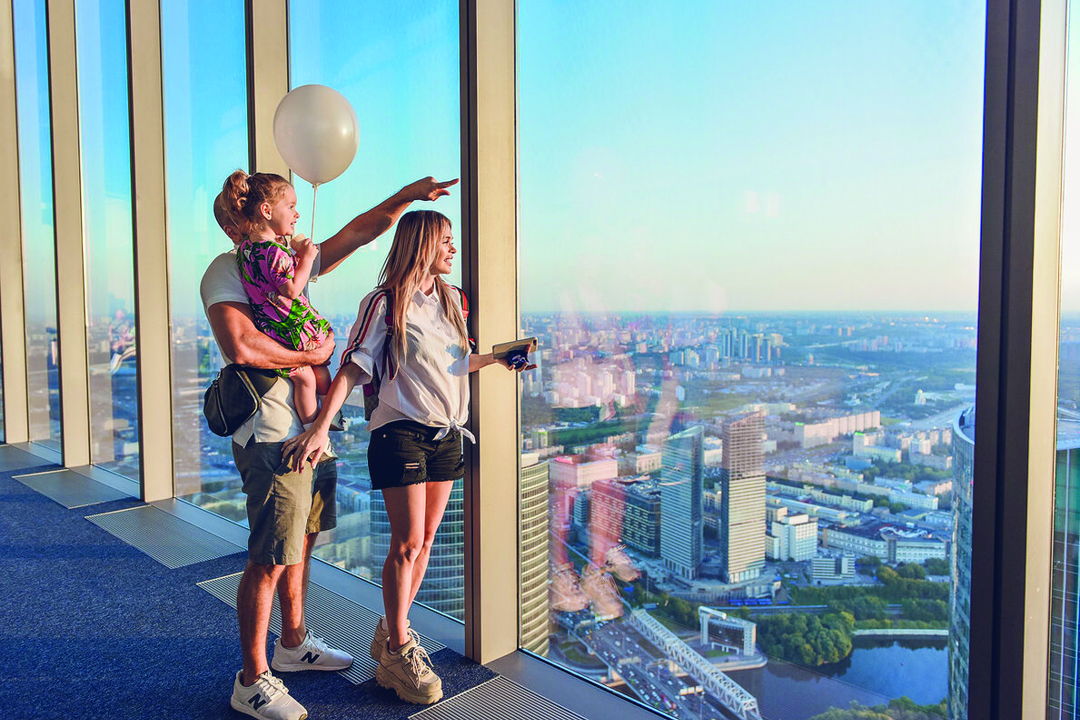 Смотровая площадка PANORAMA360 Москва-Сити 89 этаж Башня Федерация — фото 7