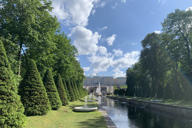 Виды Классика Петергофа: Верхний сад и Нижний парк
