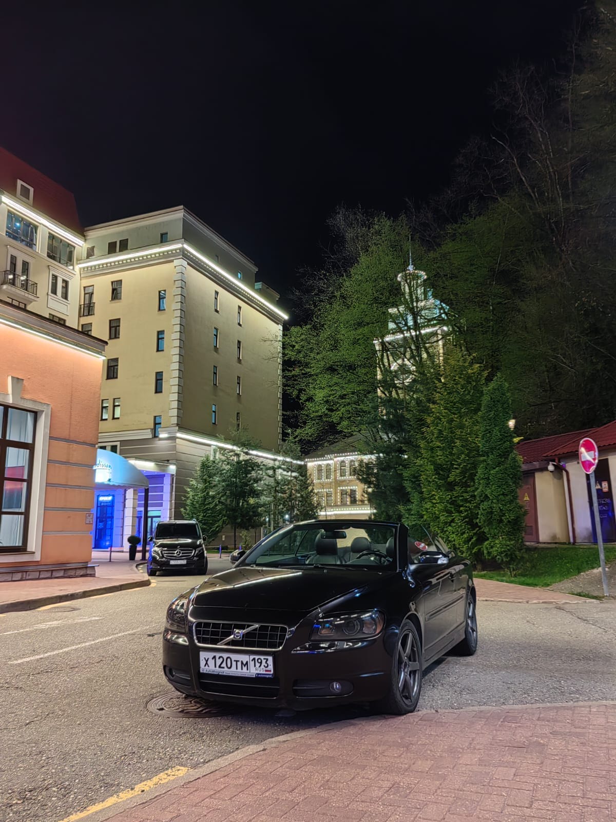 Ночной Сочи на кабриолете