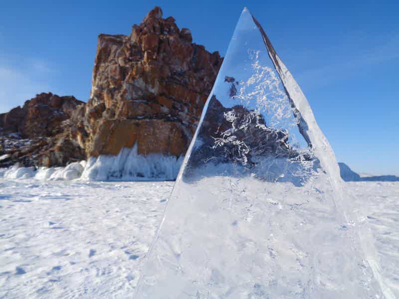 Ледяные узоры Байкала - фото 2