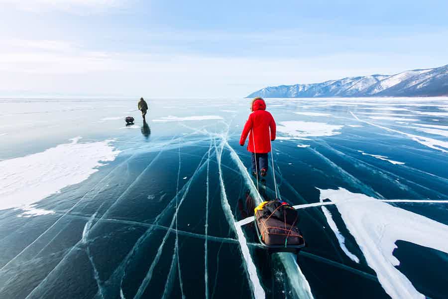 Красивый лёд на Байкале - фото 2