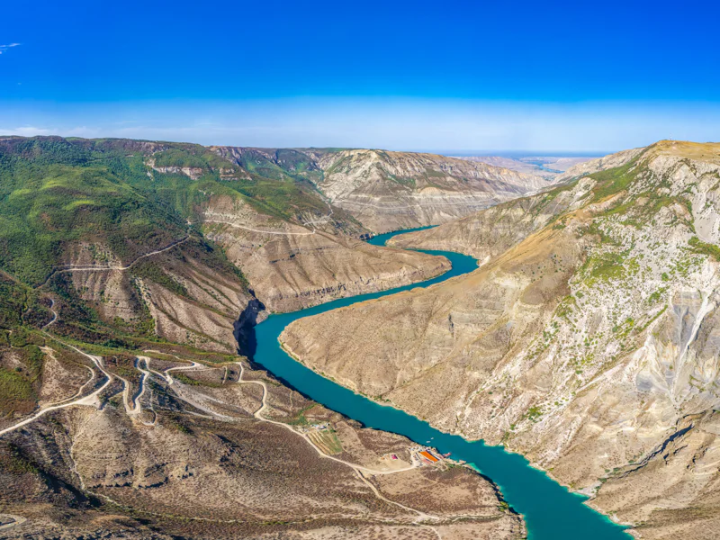 Бархан Сарыкум и Сулакский каньон с прогулкой на катере по водохранилищу — фото 4, Махачкала | Покатаем