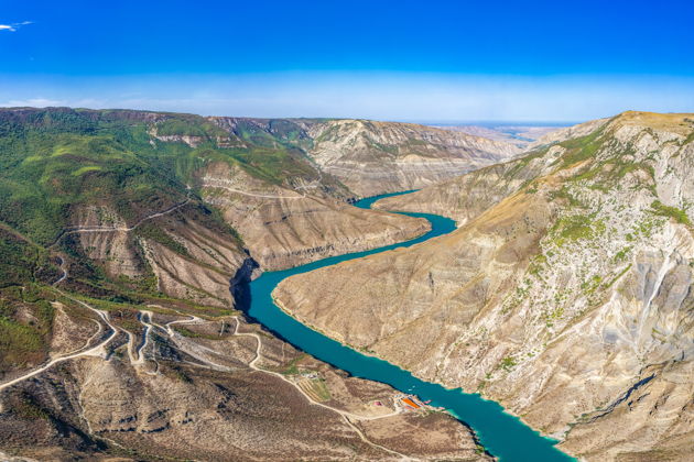 Бархан Сарыкум и Сулакский каньон с прогулкой на катере по водохранилищу