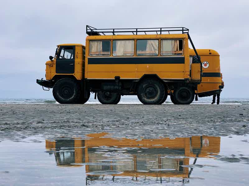 Экспедиция на полуостров Рыбачий на внедорожном автобусе - фото 8