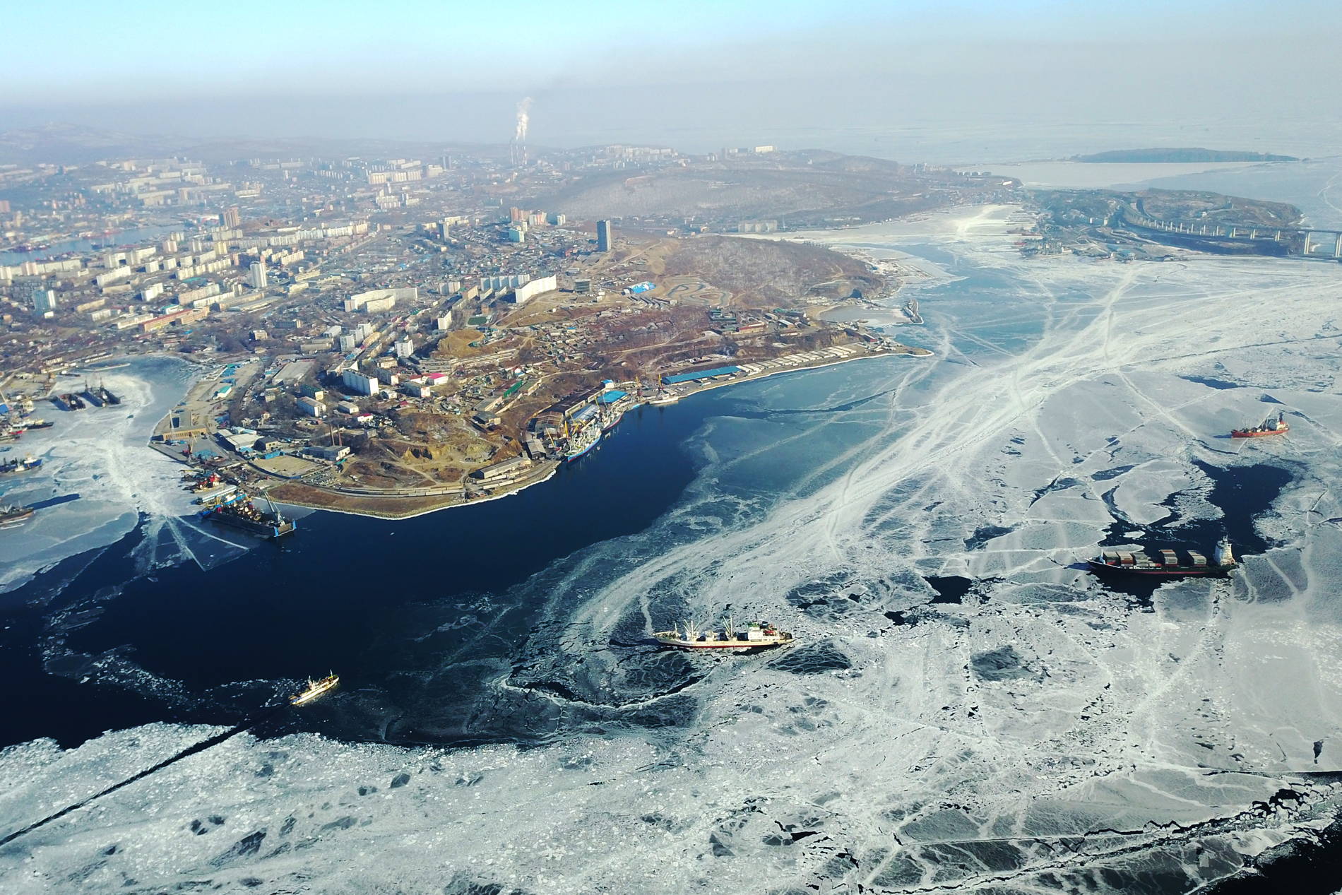 Зимние пейзажи Владивостока