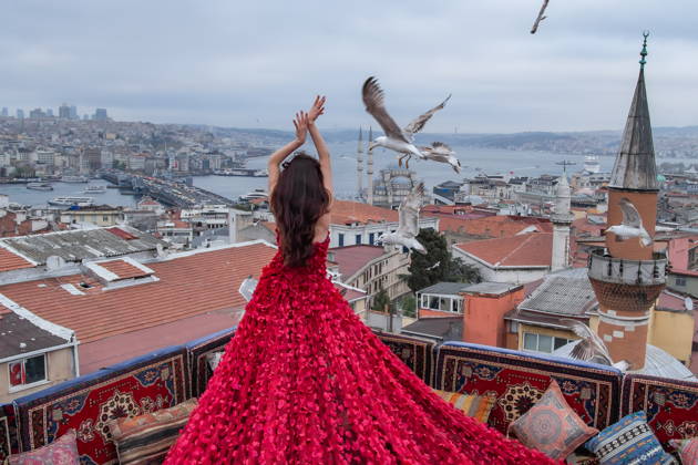 Фотосессия на крыше Стамбула