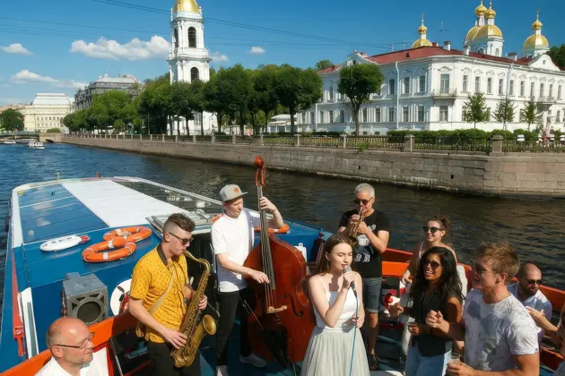 Музыкальный рейс «Плыви со звуком» по каналам Петербурга — фото 2