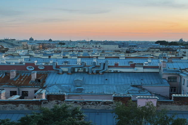 На крышу Петербурга