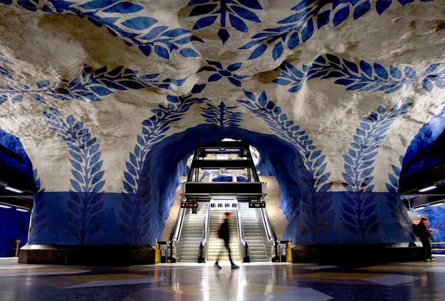 Экскурсия по синей ветке метро Стокгольма - фото 4