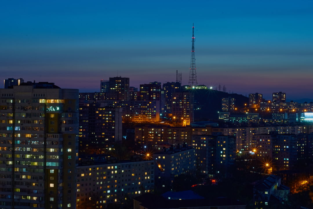 Город V под светом звезд (вечерний Владивосток) — фото 3