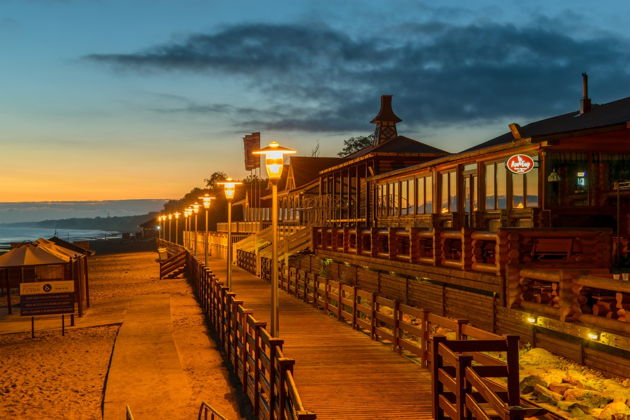 Виды Куршская коса, замок Шаакен, Зеленоградск и Марауненхоф