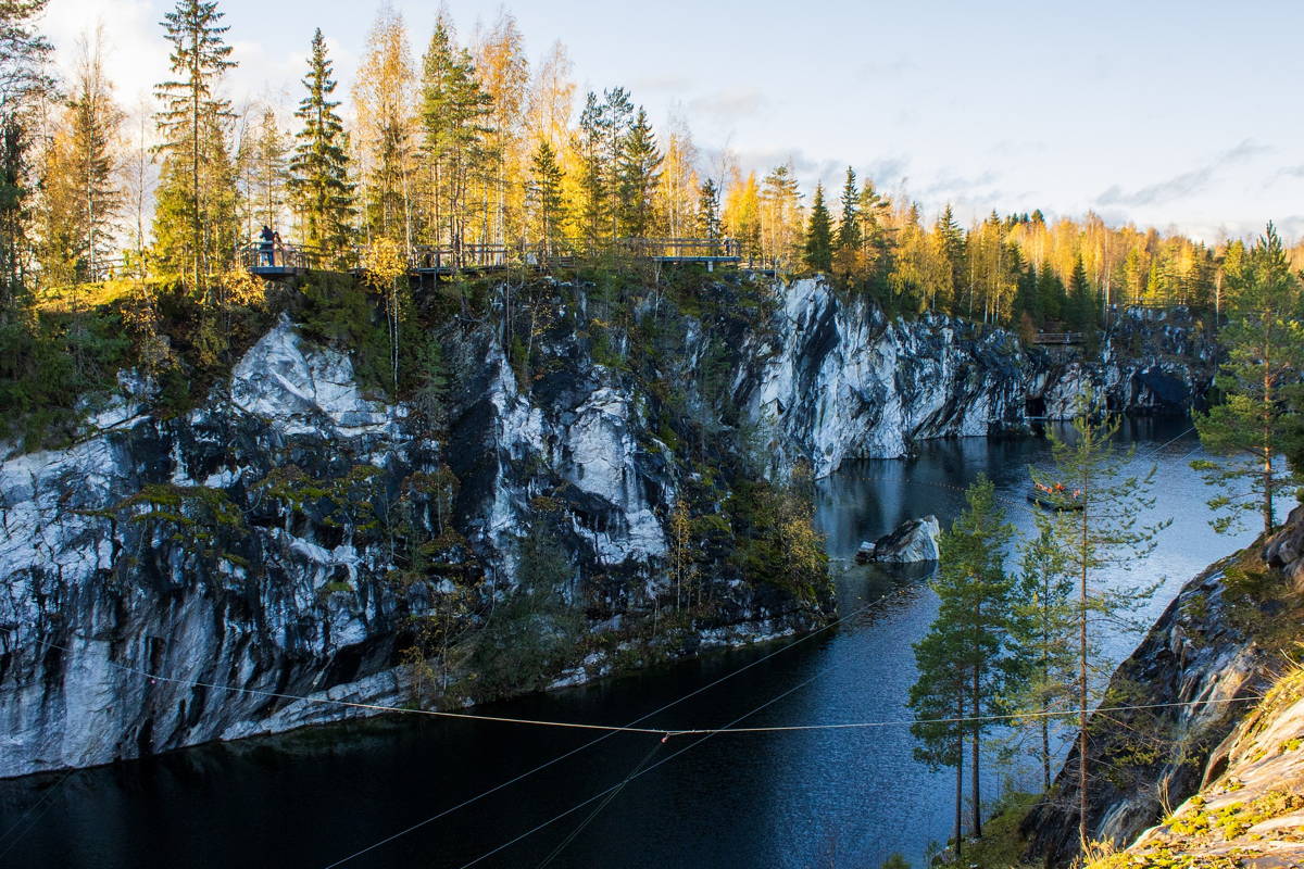 Лучшие места Карелии за 1 день: Рускеала и водопады