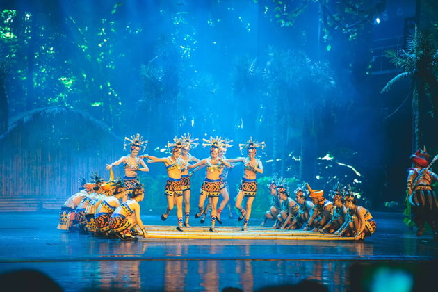 Сказочный вечер в Sanya Romance Park с грандиозным шоу