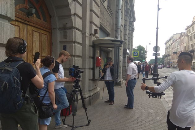 Фото к экскурсии "Прогулка в темноте по центру Санкт-Петербурга". (10+)